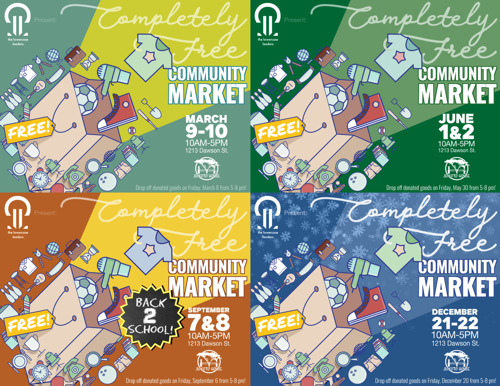 lcl sponsored Completely Free Community Market flyer